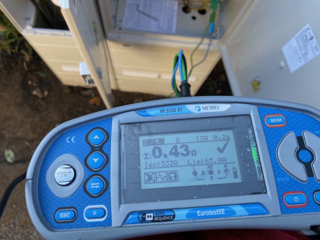 Měření elektroinstalace při revizi